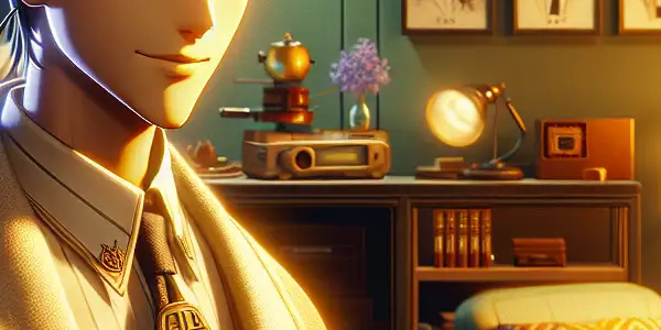 A vibrant room featuring a customizable anime character, inviting intimacy and playful adventure in a nurturing erotic game.